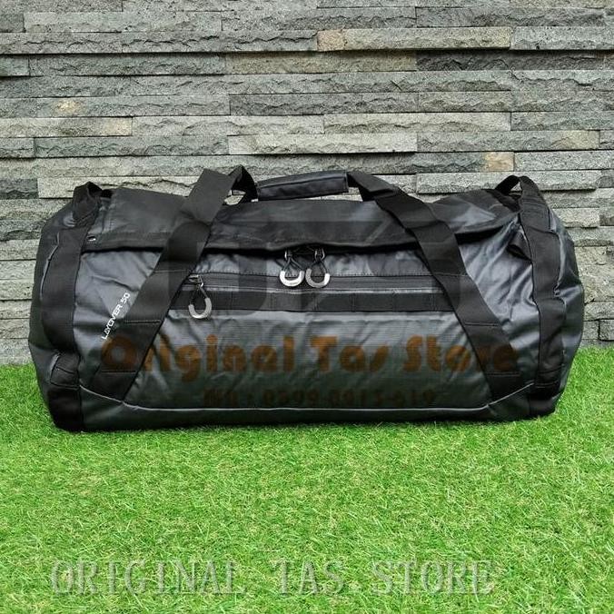 BEBAS ONGKIR - Duffle Bag Eiger 910005601 Layover 50 Folded Duffle 50L Travel Black