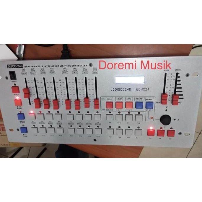 Mixer DMX Disco-240 - Controller Pencahayaan LED Disco