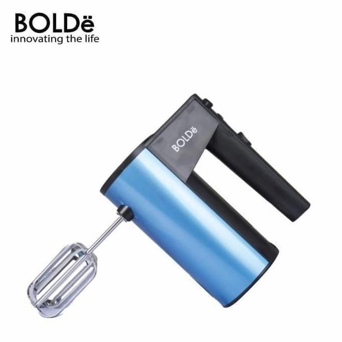 Bolde Super Mix Turbo Hand Mixer - 5 Speed Stainless Steel Body Mixer Kue Telur