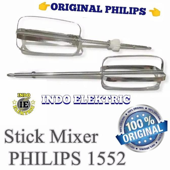 Stick Mixer Philips HR-1552 - Hand Blender Pengocok Adonan Original