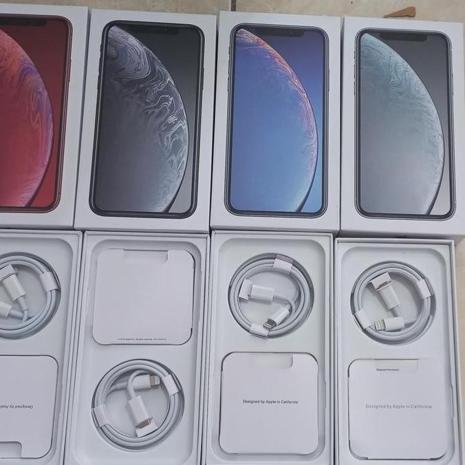 SIAP KIRIM KABEL CHARGER IPHONE XR SLIM FULLSET IBOX DUS + KABEL ORIGINAL