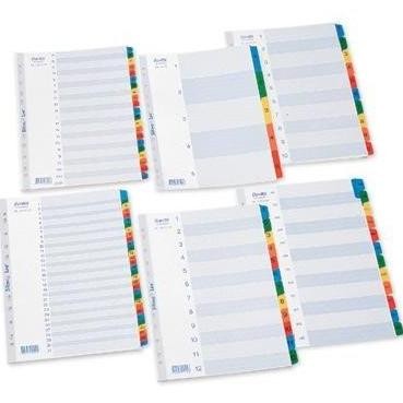 

BEBAS ONGKIR - Bantex Reinforced Tabs Divider Indexes/Pembatas Binder/Penyekat Ordner