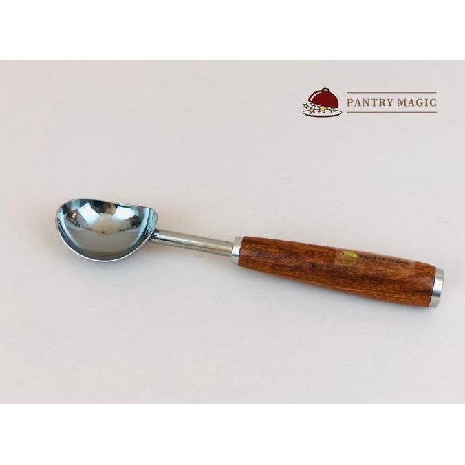 NEW PM Ice Cream Scoop with Wooden Handle 4,3cm