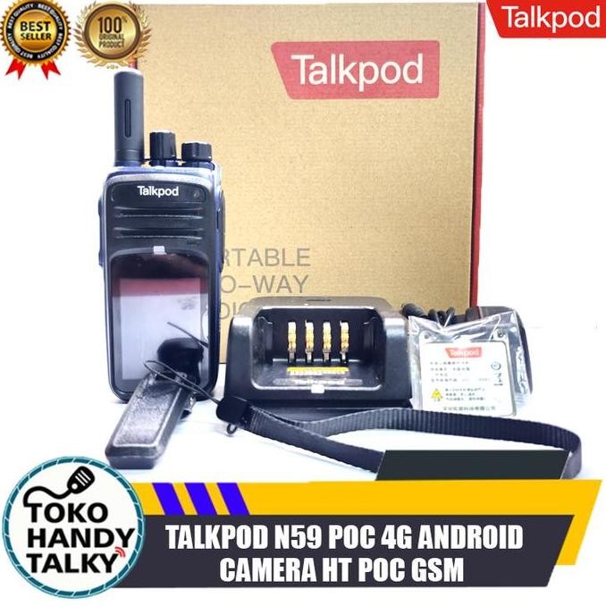 NEW TALKPOD N59 HT POC 4G ANDROID CAMERA HT GSM 4G GPS WIFI TALKPOD ORI