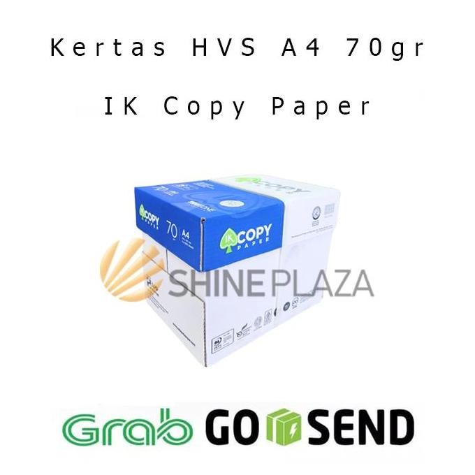 

NEW Kertas HVS A4 70gr IK Copy Paper - Kertas Print Fotocopy Putih A4 70 gram 1 Dus
