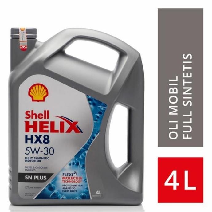 TERBARU - Oli Shell Helix Hx8 Sae 5w-30 4 Liter