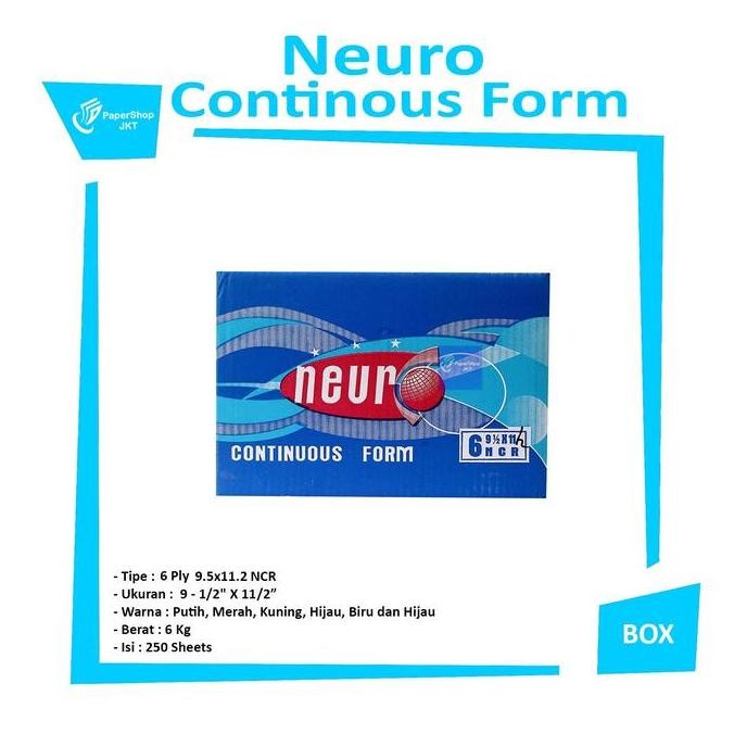 

NEURO Continous Form 91/2 x 11 6 Ply/2 ( K6/2 )
