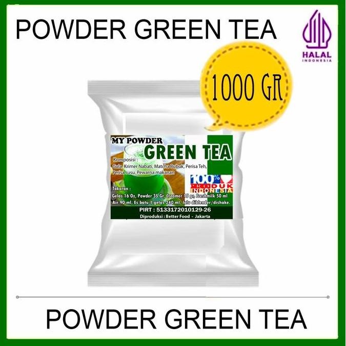 

Matcha Green Tea Powder - Bubuk Matcha Green Tea 1000 Gram (Mine)