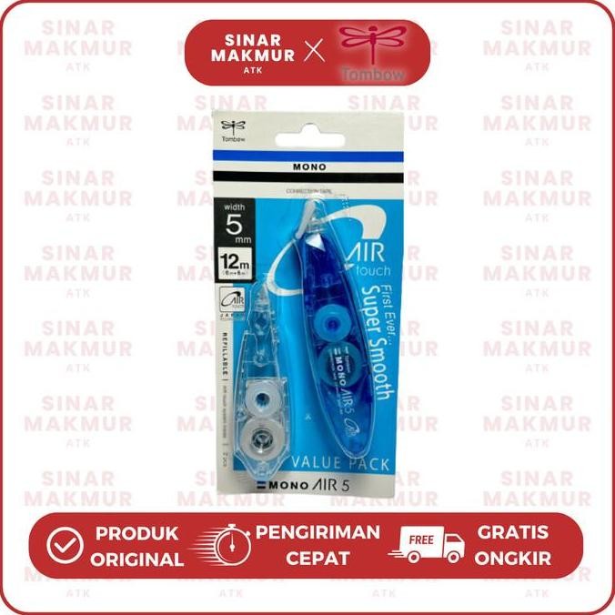 

Correction Tape/Tipex Kertas Mono Air 5 Pen Type 5Mm X 6M Ct-Pax Mono Tombow (Set)