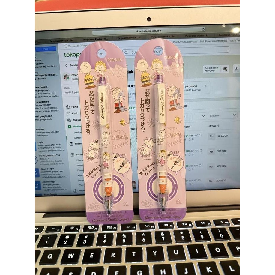 

Mechanical Pencil Pensil Mekanik 0.5 Mm Kuru Toga Universal Studio Japan