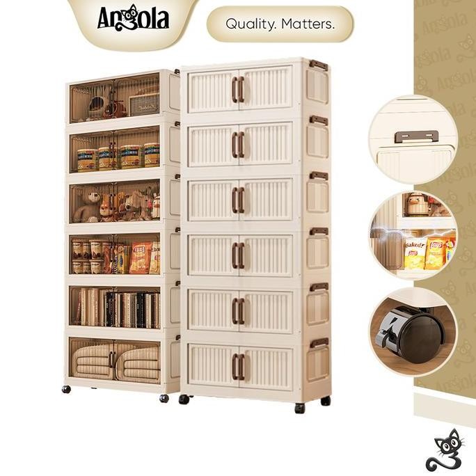 Tp Angola Kotak Penyimpanan Angola Box Lipat Organizer Kontainer Untuk Mainan, Tas Kecil, Dan Snack 