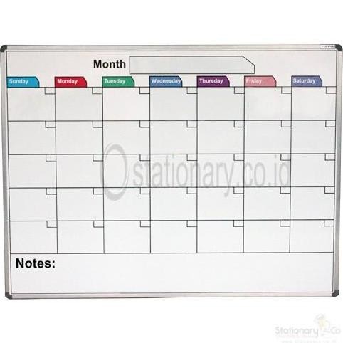 

Papan Whiteboard Calendar Pixels Uk 90 X 120 Cm