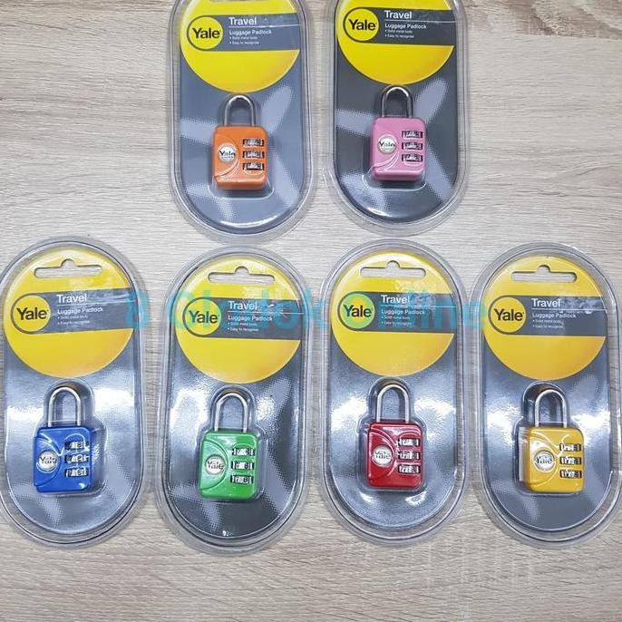 Gembok Koper Yale / Gembok Nomor Yale / Gembok Yale Yp1/28/121/1