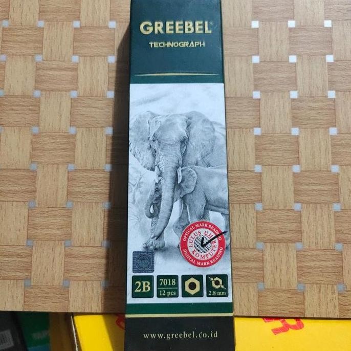 

Pensil Greebel 2B Technograph 7018 / Lusin