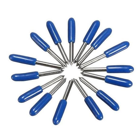 

Promo! Mata Pisau Jinka Roland Blade 60 Derajat Isi 3 Pcs/Box Tutup Biru