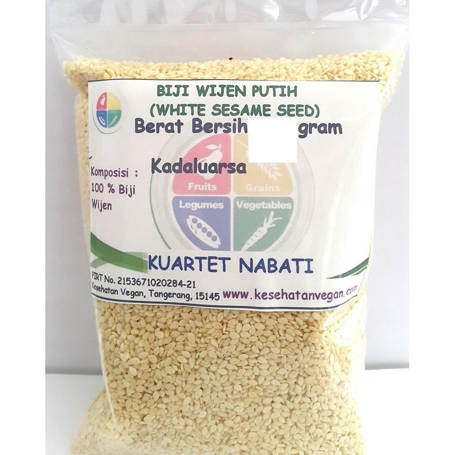 

1Gr Wijen Putih Mentah Raw White Sesame Seeds Sumber Kalsium Yg Tinggi