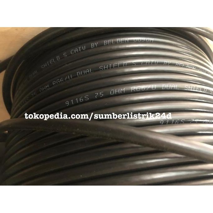Kabel antena antenna tv cable BELDEN RG6 / rg 6 50meter 9116S 75ohm