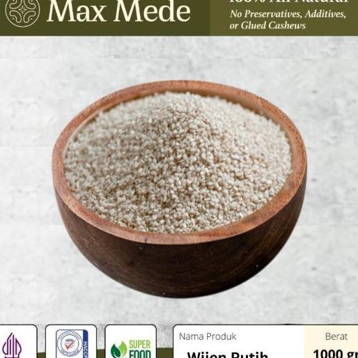

Max Mede Wijen Putih 1 Kg White Sesame