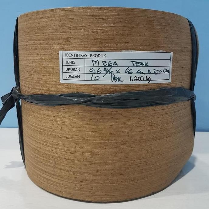 Vinir Venner Veneer Kayu MEGA TEAK Tebal 0.6mm Pelapis Mebel Furniture