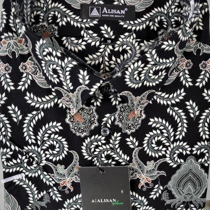 ALISAN ORINAL KEMEJA BATIK LENGAN PENDEK - JUMBO SIZE - 18 - 19