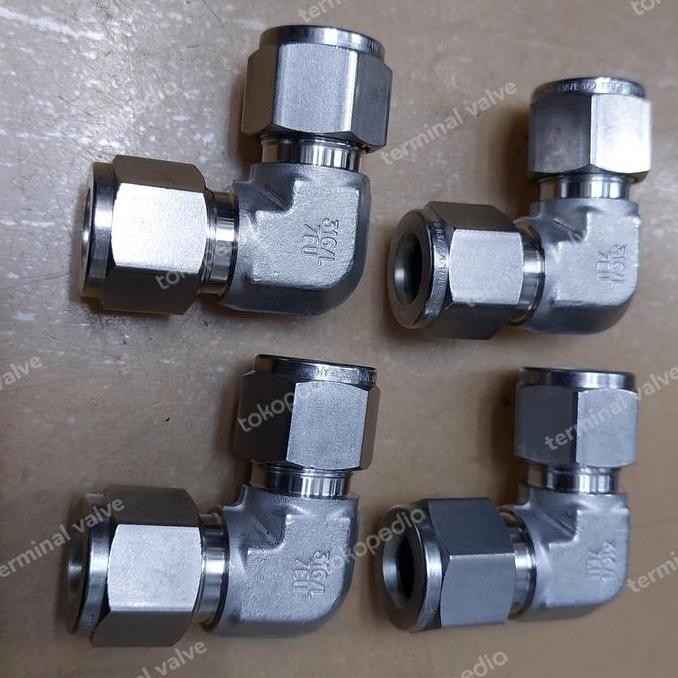 Promo union elbow ss316 12mm/elbow union 12mm/union elbow 12mm COD
