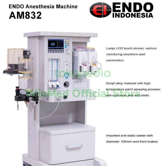 ENDO ANESTHESIA MACHINE AM832 / MESIN ANESTESI MEREK ENDO AM832 ORIGINAL DAN TERPERCAYA