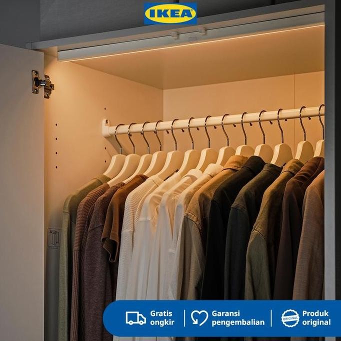 Ikea Kolvatten Lampu Led Dengan Sensor Baterai Putih 70Cm Plastik