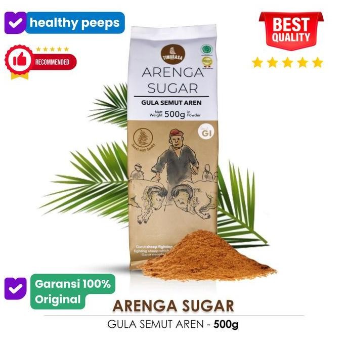 

Baru Timurasa Arenga Palm Sugar 250gr - Gula Merah Bubuk Semut Aren Asli