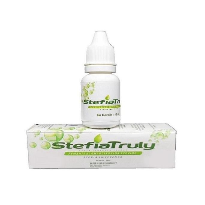 

Baru Stefiatruly Stevia Sweetener 15ml - Gula Tetes Alami Tanpa Kalori