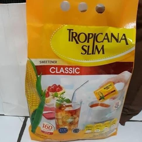 

Baru Tropicana Slim Sweetener Classic 160pcs - Gula Jagung Rendah Kalori