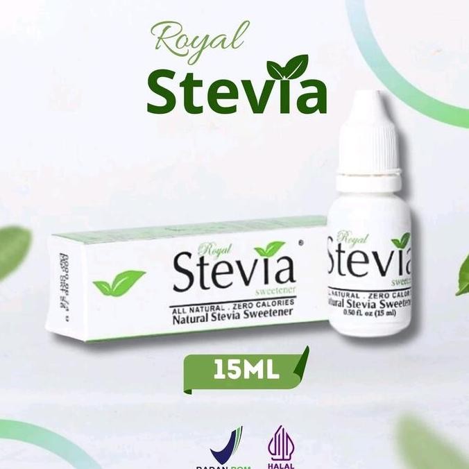 

Baru Royal Stevia Sweetener 15ml - Pemanis Alami Rendah Kalori untuk Diet
