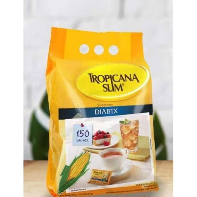 

Baru Tropicana Slim Diabtx 150 Sachet - Sweetener Gula Jagung Pengganti Gula