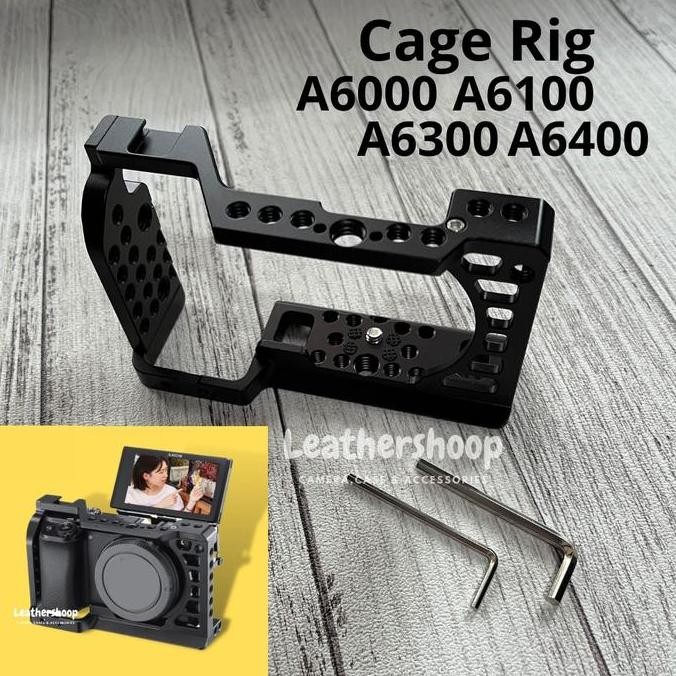 TERBARU CAGE RIG SONY A6000 A6100 A6300 A6400 A6500 BRACKET KAMERA METAL PLATE