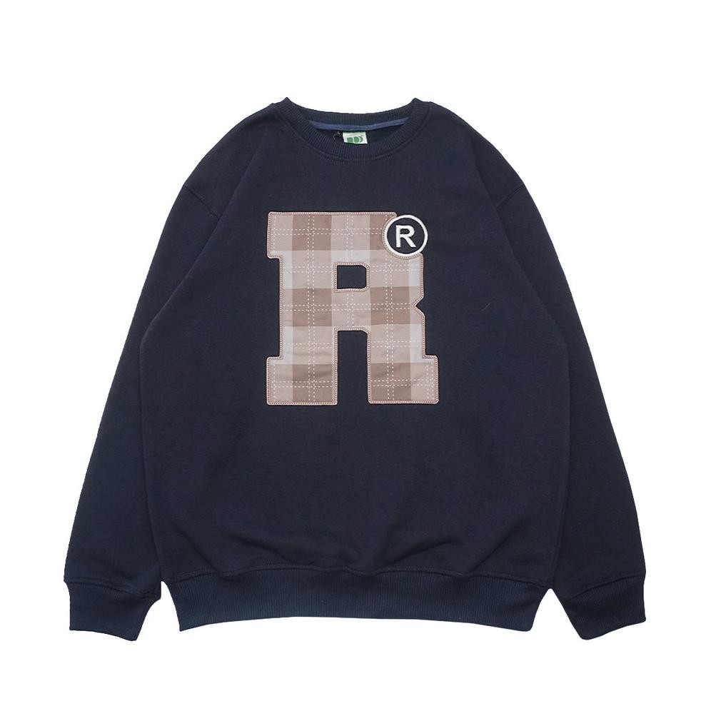 Russ Sweater Crewneck Pria Logger Navy