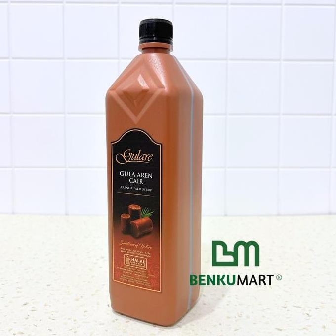 

Baru Gulare Gula Aren Cair Premium 1,3kg - Palm Sugar Syrup HALAL