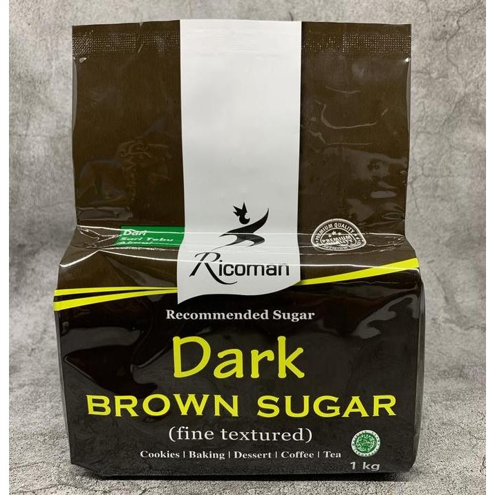 

Baru Dark Brown Sugar Ricoman 1kg - Gula Merah Gelap untuk Baking