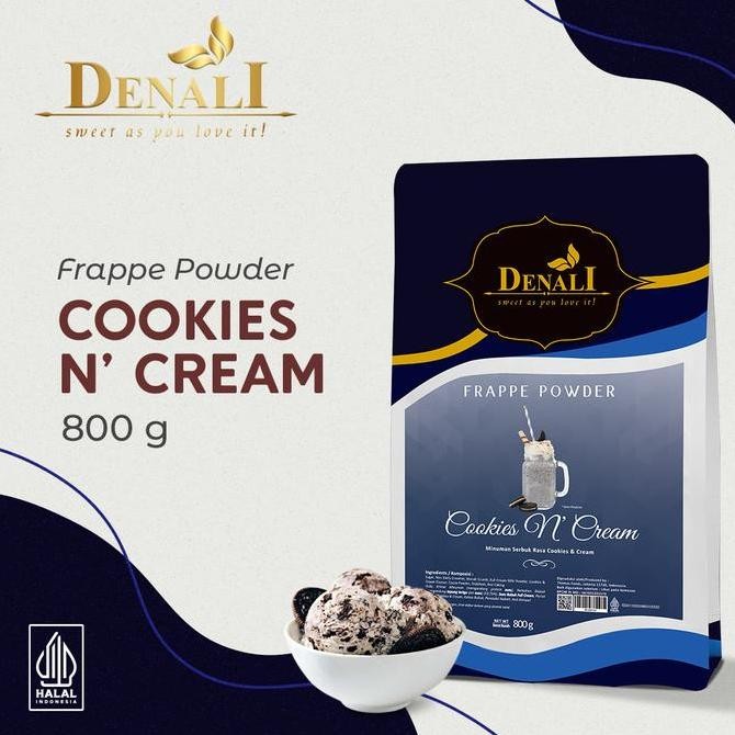 

Baru Denali Powder Cookies & Cream - Minuman Serbuk Creamy Lezat