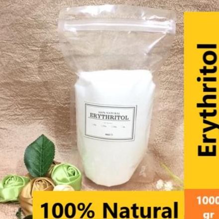 

Baru Erythritol 1000gr Natural Sweetener Gula Keto Nol Kalori