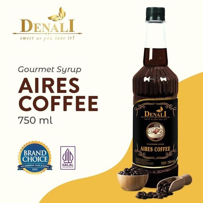 

Baru Denali Aires Coffee Syrup Minuman Sirup Rasa Kopi