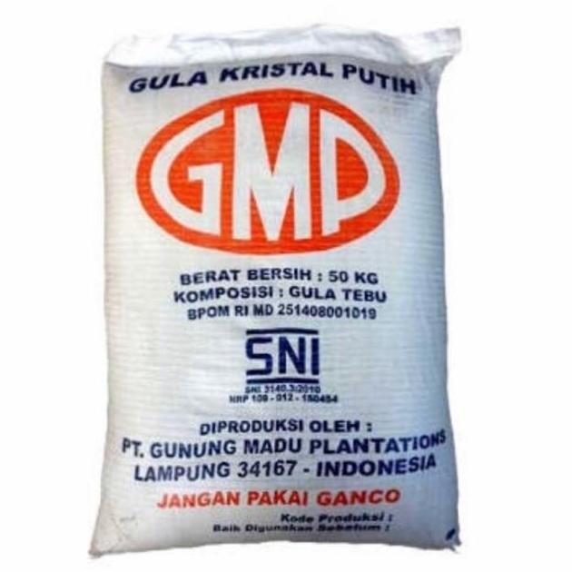 

Baru Gula Pasir GMP 25kg (25x1kg) - Gula Kristal Putih Curah (Gosend Only)