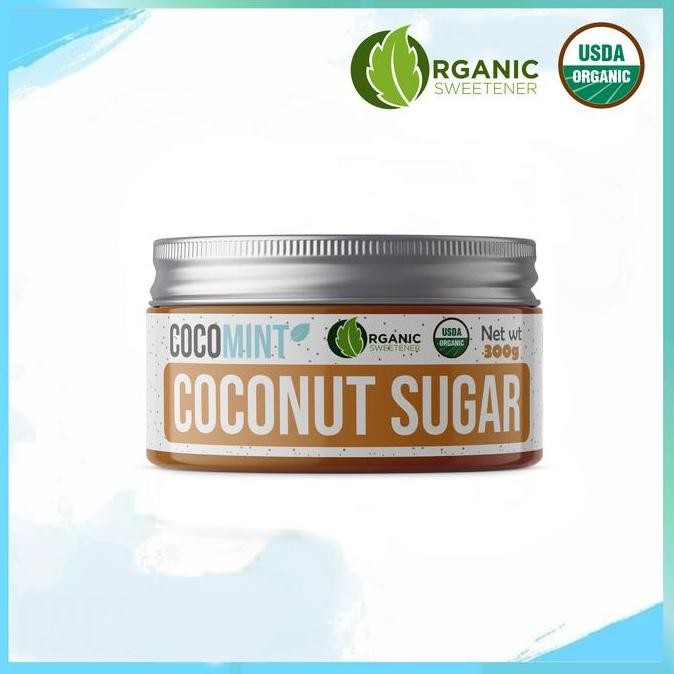 

Baru Cocomint Gula Kelapa Organik 300gr - Organic Coconut Brown Sugar Sehat