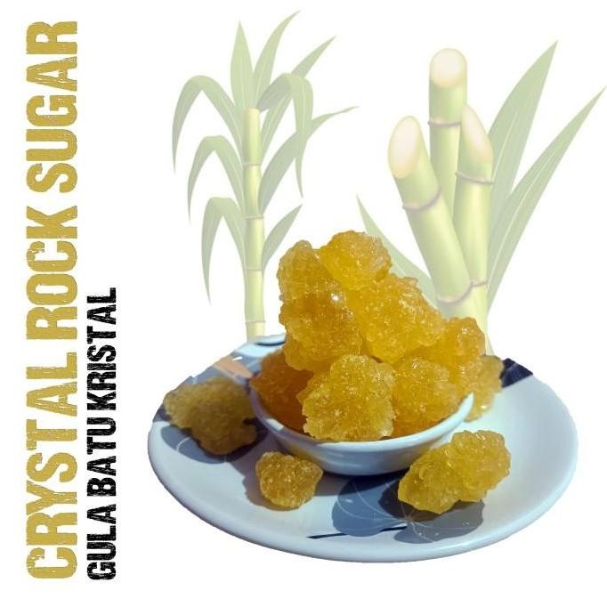 

Baru Gula Batu Kristal Kuning Sari Tebu Asli Yogyakarta 1 Kg Rock Sugar
