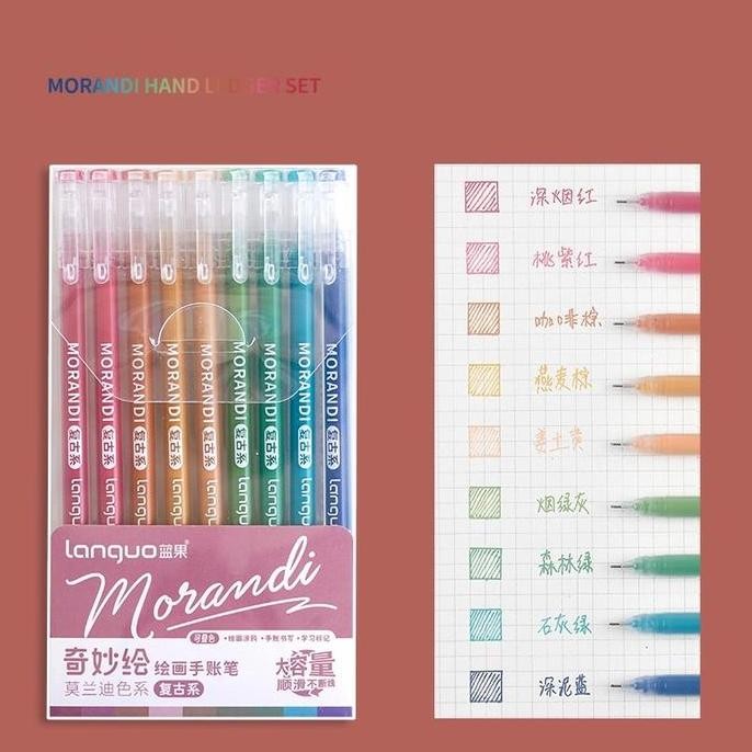 

Morandi Colors Gel Pen Set 9 Colors