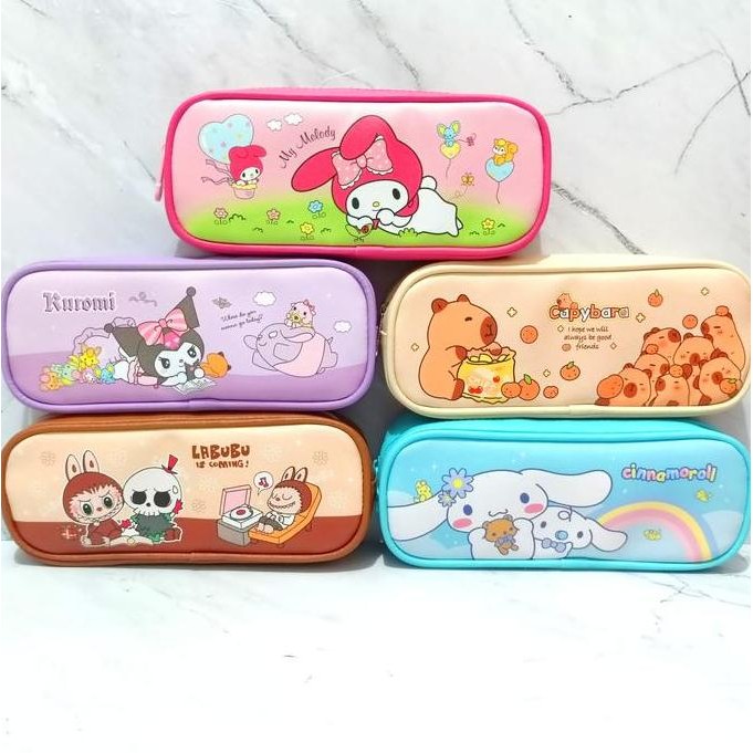 

Kotak Tempat Pensil Lucu Capybara Sanrio Labubu / Pencil Case Cute Cinamoroll Kuromi Melody
