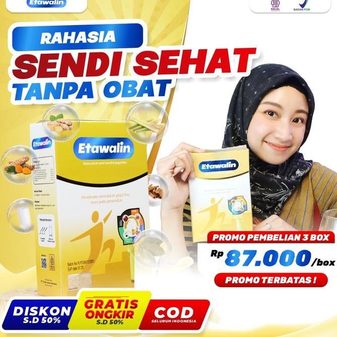 

Grosir Paket 1 Box Etawalin Bnatu Meredakan Masalah Asam Urat & Rematik