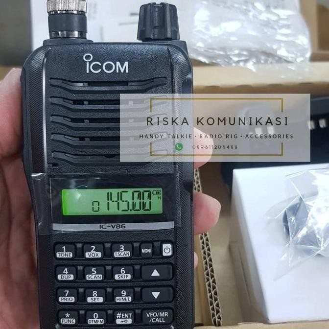 Sale Ht Icom Ic-V86 Vhf Ori Icom Ic V86 Icv86 New Vhf
