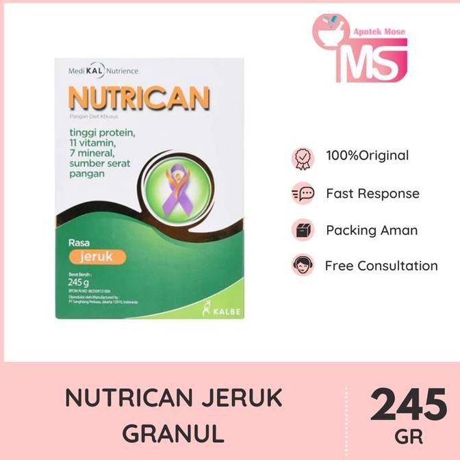 

Grosir Nutrican Strawberry Powder 245 G