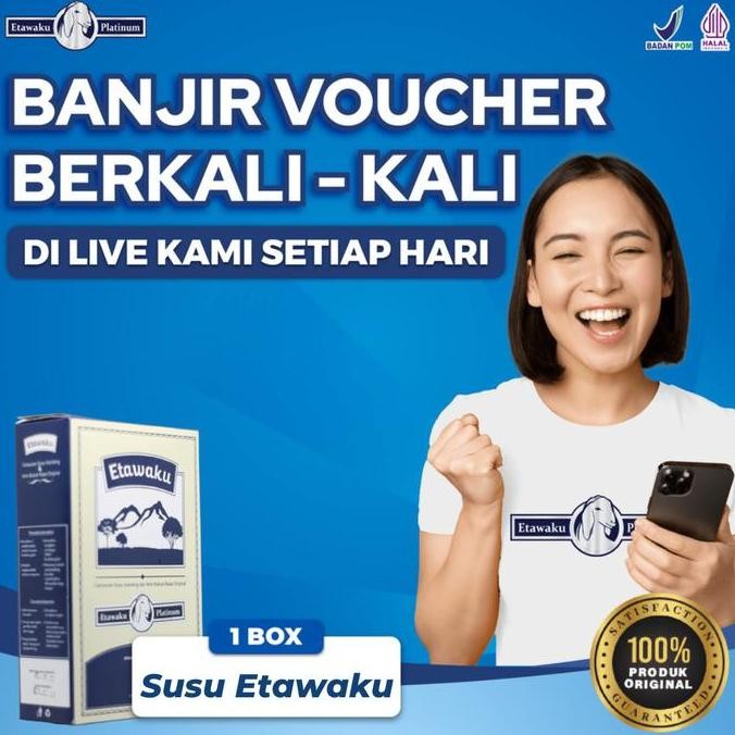 

Grosir Etawaku Susu Kambing Etawa Alami Original Paket 1 Box