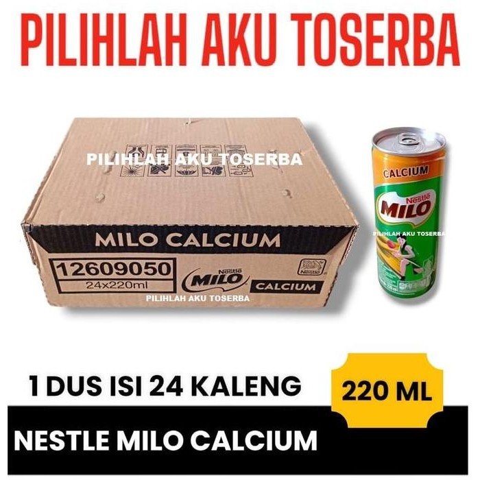 

Promo Susu Milo Kaleng Coklat Nutri Up Calcium - 220 Ml ( Harga 6 Kaleng )