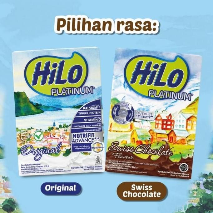 

Promo Hilo Platinum Swiss Chocolate | Hilo Protein Swiss Coklat 420 Gram